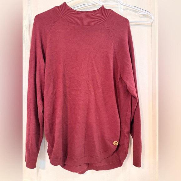 Michael Kors Deep Red Knit Sweater - Picture 2 of 5